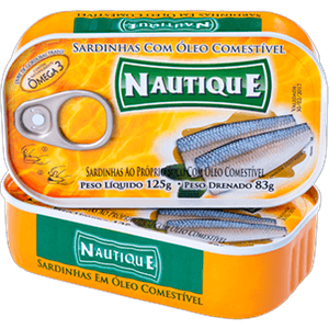 SARDINHA NAUTIQUE LATA 125G OLEO